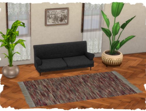 Fringed rug by Chalipo at All 4 Sims