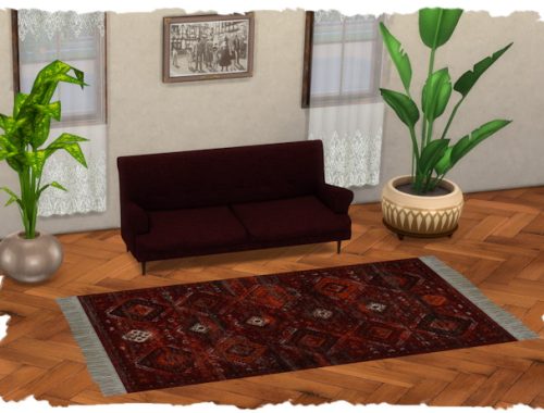 Fringed rug by Chalipo at All 4 Sims