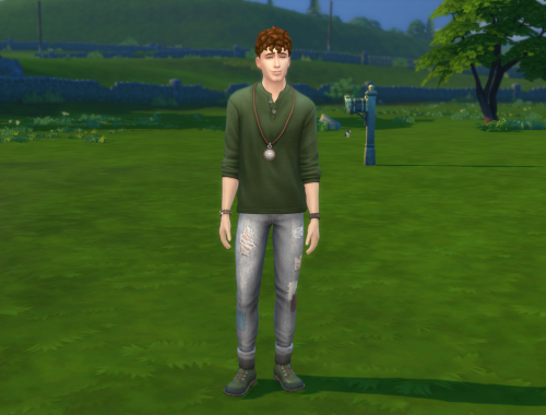Simon Greene - Freckled lad dreaming of the countryside (no CC, no mods, no sliders)