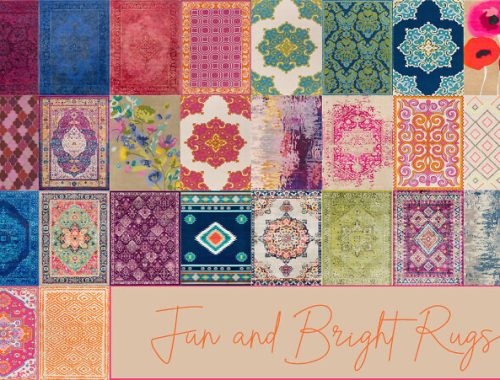 Fun and Bright Rugs at Sooky