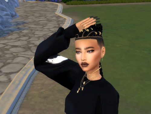 Fun Bun Cornrows