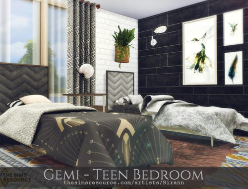 Gemi - Teen Bedroom - TSR CC Only