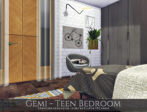 Gemi - Teen Bedroom - TSR CC Only