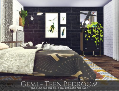 Gemi - Teen Bedroom - TSR CC Only