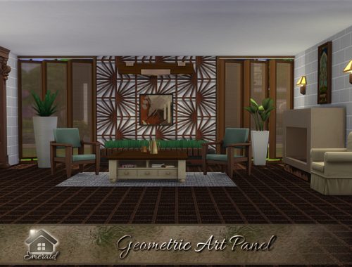Geometric Art Panel