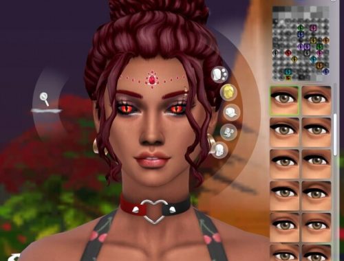 Glowing Cat Eyes, White or Black Sclera by Serpentia