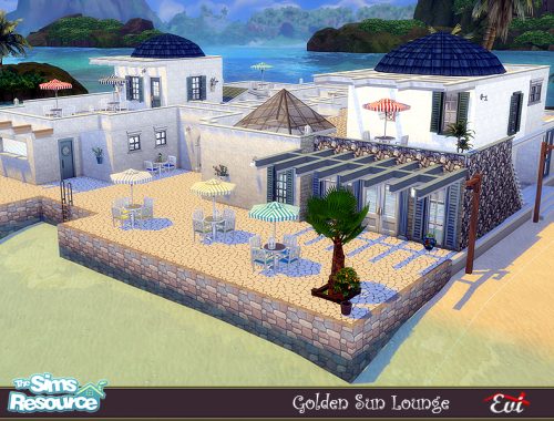 Golden sun lounge