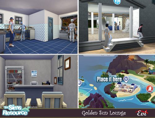 Golden sun lounge
