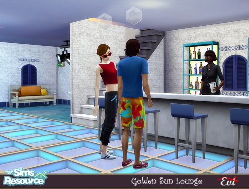 Golden sun lounge