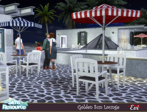Golden sun lounge