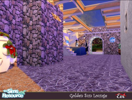 Golden sun lounge