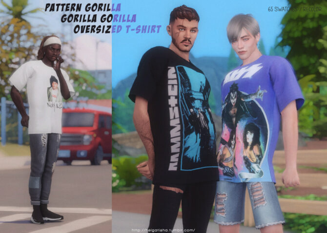 Gorilla?s Oversized T-Shirt Recolor - Image 3
