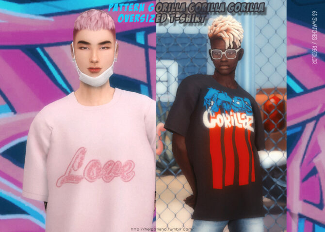 Gorilla?s Oversized T-Shirt Recolor - Image 4