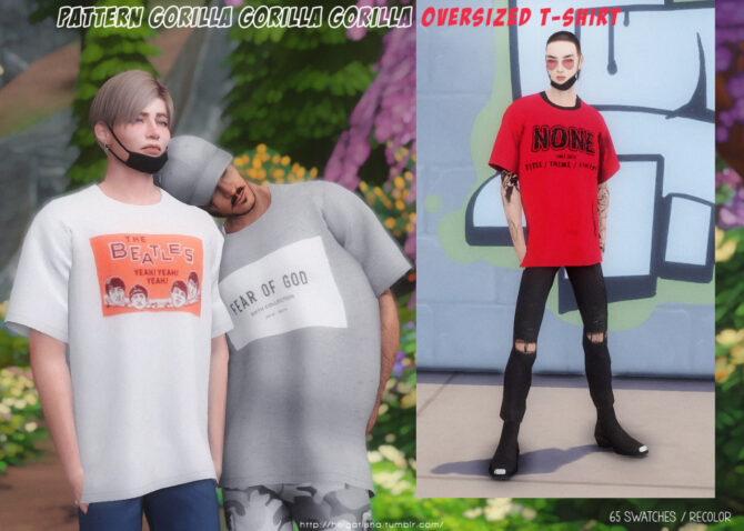 Gorilla?s Oversized T-Shirt Recolor - Image 5