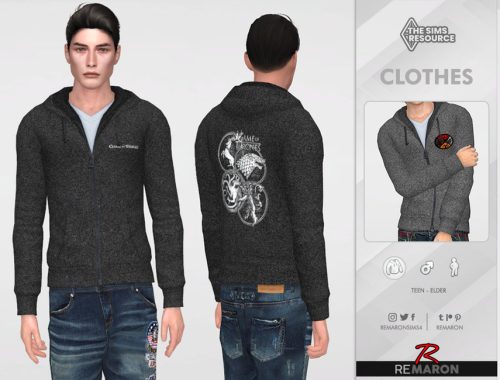 GOT Hoodie 01 for male Sim