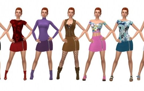 GP08 ZIPPED SKIRT at Sims4Sue