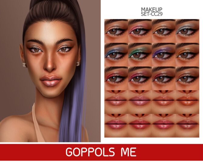 Gpme Gold Makeup Set Cc29 The Sims 4 Catalog