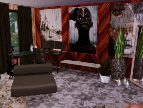 Gracja Dark Bedroom | Only TSR CC