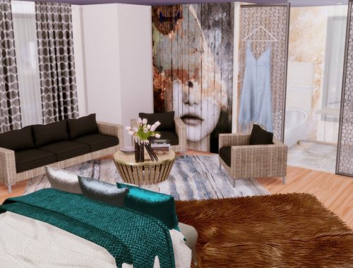 Gracja Light Mine Bedroom | Only TSR CC