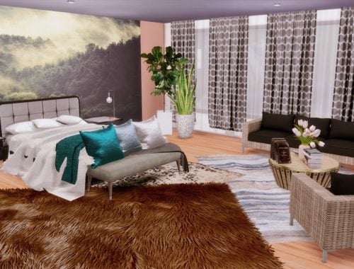 Gracja Light Mine Bedroom | Only TSR CC