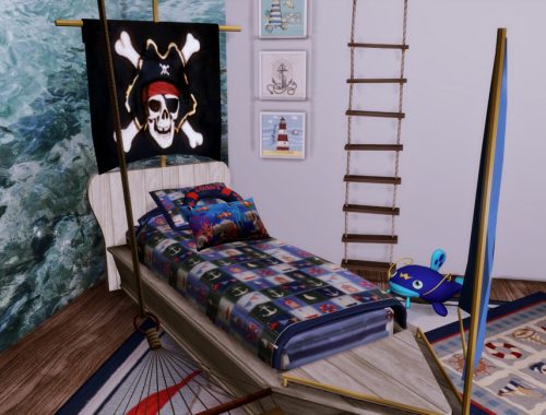 Gracja Sea kid bedroom | Only TSR CC