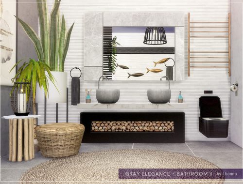 Gray Elegance - Bathroom II