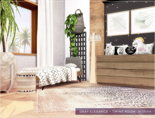 Gray Elegance - Twins Room