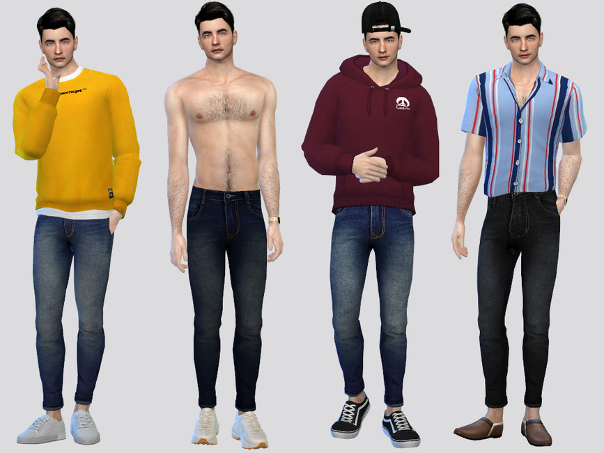 Gregg Denim Jeans - The Sims 4 Catalog