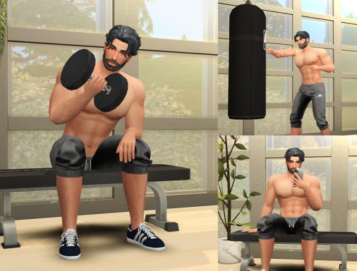 Gym (Pose pack)