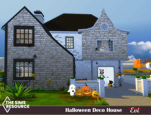 Halloween deco house_TSR only CC