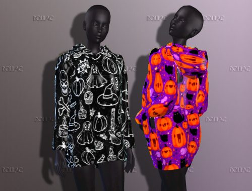 Halloween Hoodie Dress DO208