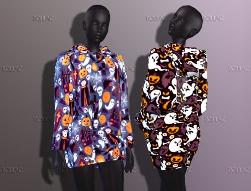 Halloween Hoodie Dress DO208