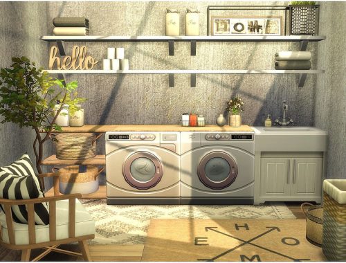 Hallway With Laundry