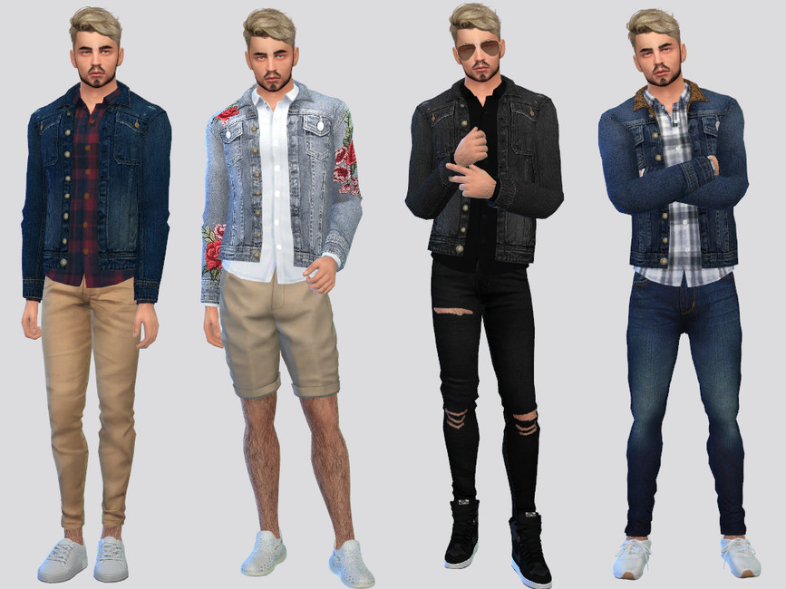 Harper Denim Jacket - The Sims 4 Catalog