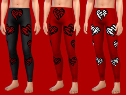 HBK's Tights - Heart Print
