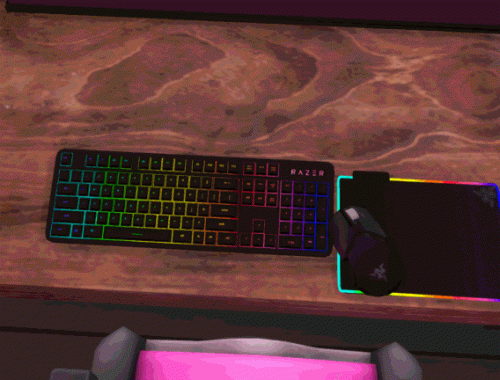 Light Up Gaming PC With clutter (Functional)