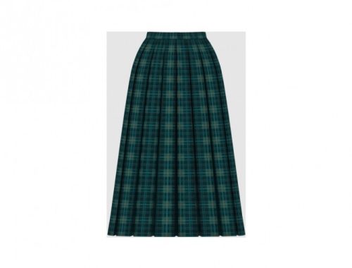 High Waist Pleated Skirt at Happy Life Sims