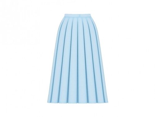 High Waist Pleated Skirt at Happy Life Sims