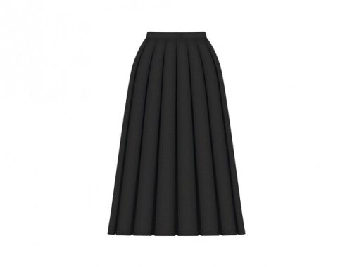 High Waist Pleated Skirt at Happy Life Sims