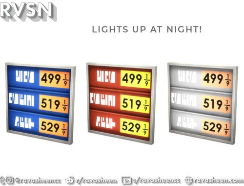 Highway Petrol Gas Station Set