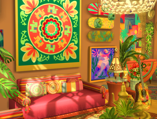 Hippie Living Room - CC needed