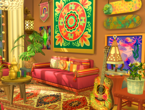 Hippie Living Room - CC needed