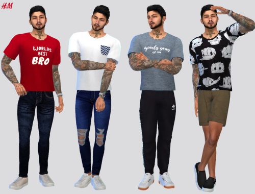 H&M Selected Tees
