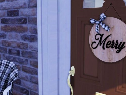 Holiday Door Hangers at Sunkissedlilacs