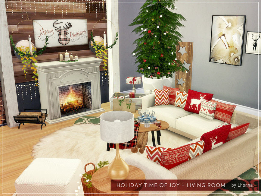 Holiday Time of Joy – Living Room - The Sims 4 Catalog