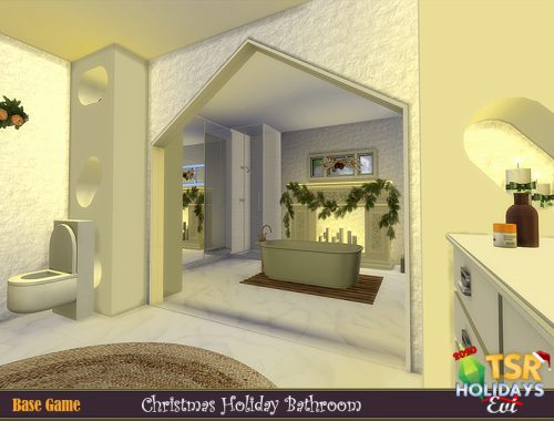 Holiday Wonderland _Christmas bathroom
