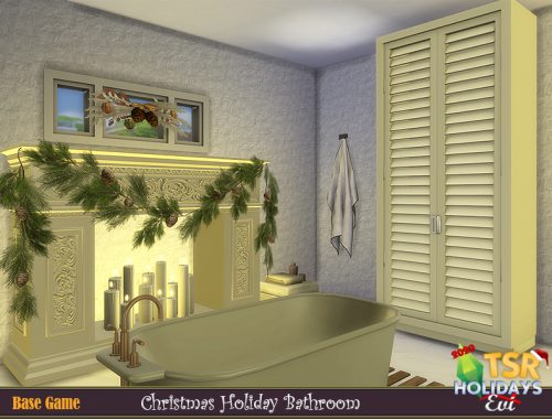 Holiday Wonderland _Christmas bathroom