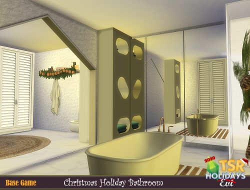 Holiday Wonderland _Christmas bathroom