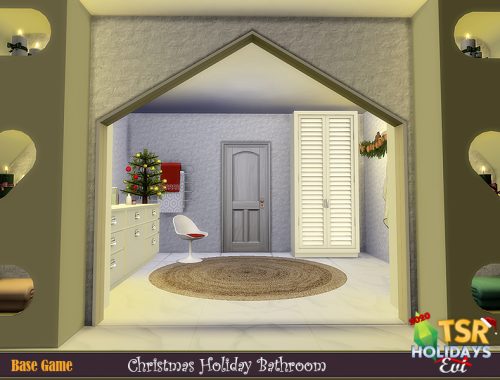 Holiday Wonderland _Christmas bathroom