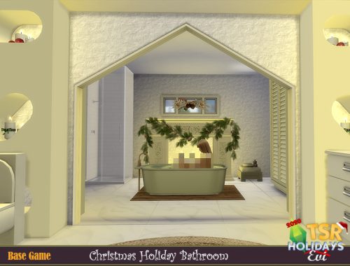 Holiday Wonderland _Christmas bathroom
